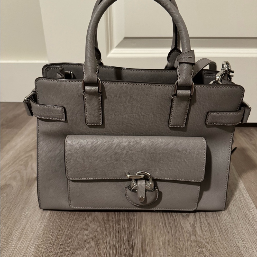 Michaels Kors Emma Staffiano Leather Satchel